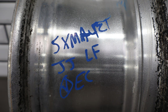 99 - 00 Mazda Miata NB Single (1) 14x6 Wheel Silver 5 Spokes *Curbed*