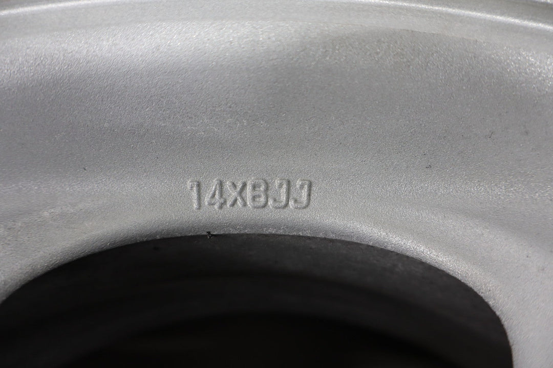 99 - 00 Mazda Miata NB Single (1) 14x6 Wheel Silver 5 Spokes *Curbed*