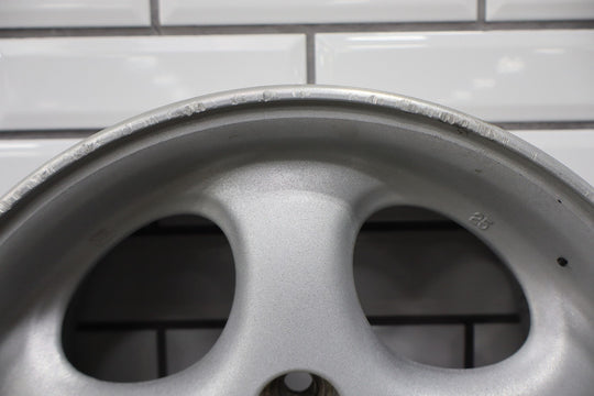 99 - 00 Mazda Miata NB Single (1) 14x6 Wheel Silver 5 Spokes *Curbed*