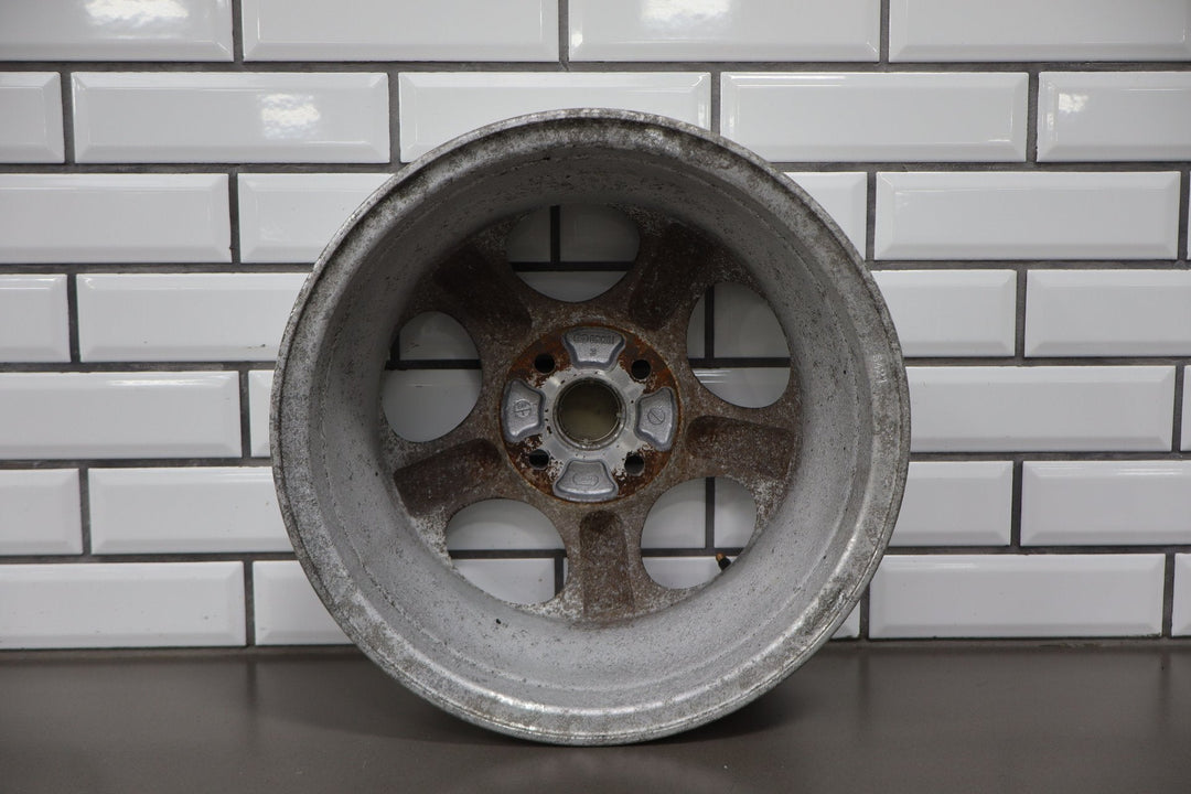 99 - 00 Mazda Miata NB Single (1) 14x6 Wheel Silver 5 Spokes *Curbed*