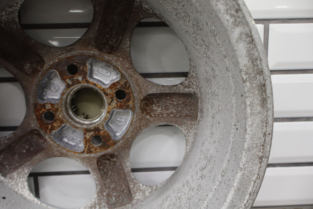 99 - 00 Mazda Miata NB Single (1) 14x6 Wheel Silver 5 Spokes *Curbed*