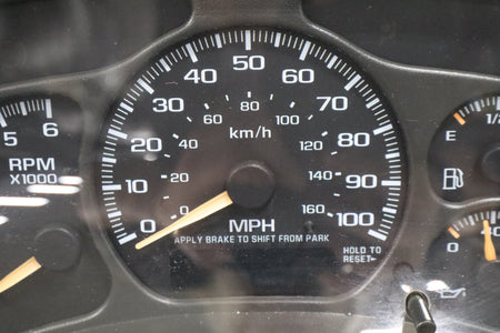 99-02 Chevrolet Silverado 4.3L Cluster 160372 Miles