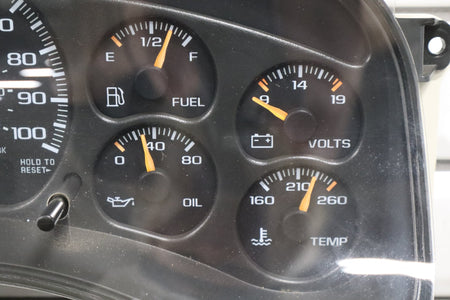 99-02 Chevrolet Silverado 4.3L Cluster 160372 Miles