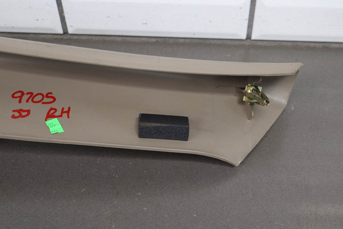 99-02 Chevrolet Silverado A Pillar Trim Pair Tan 52D OEM