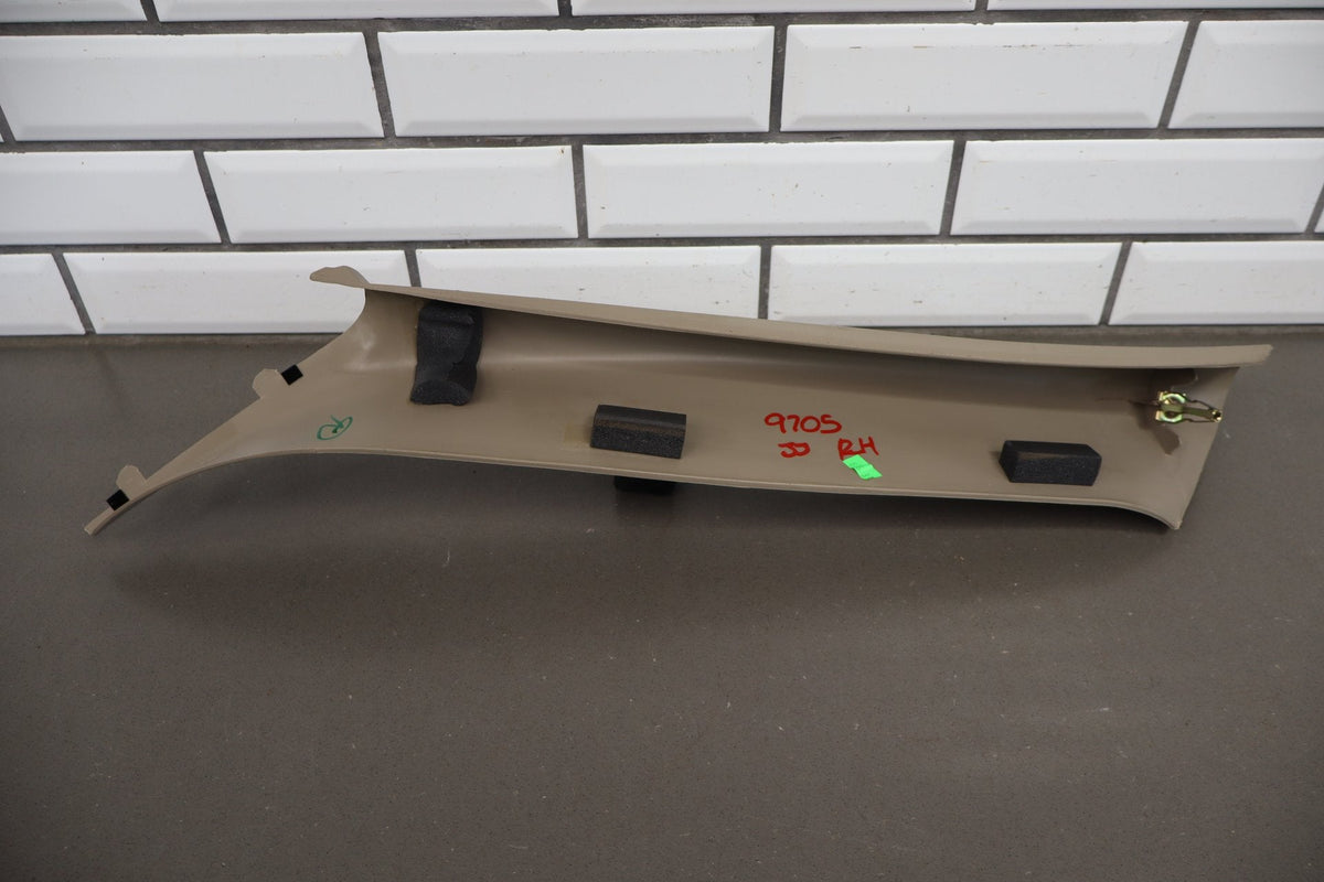 99-02 Chevrolet Silverado A Pillar Trim Pair Tan 52D OEM