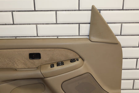 99-02 Chevrolet Silverado Ext Cab Door Panel Set Tan 52D