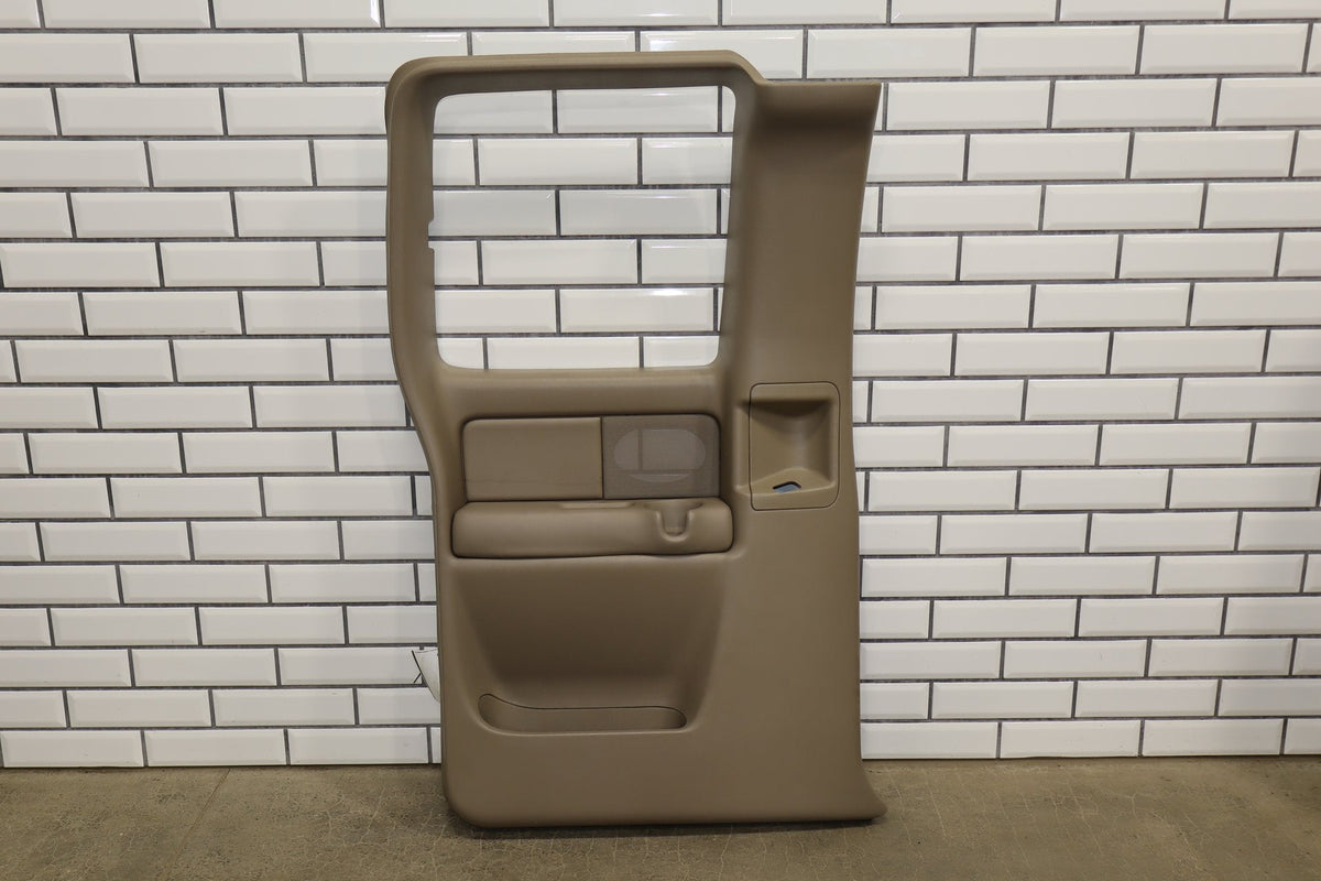 99-02 Chevrolet Silverado Ext Cab Door Panel Set Tan 52D