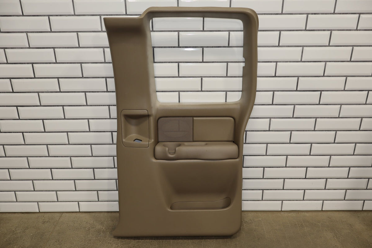 99-02 Chevrolet Silverado Ext Cab Door Panel Set Tan 52D