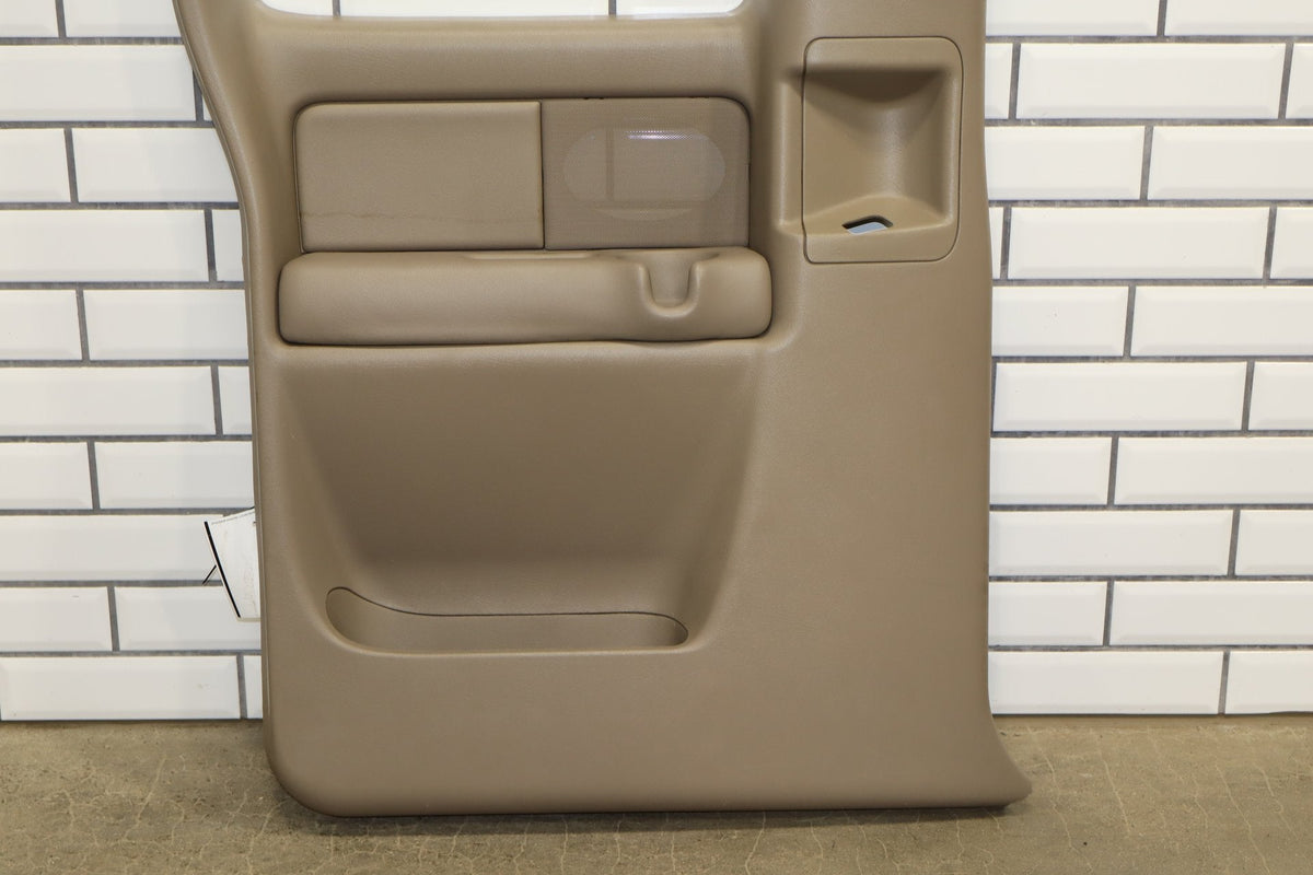 99-02 Chevrolet Silverado Ext Cab Door Panel Set Tan 52D