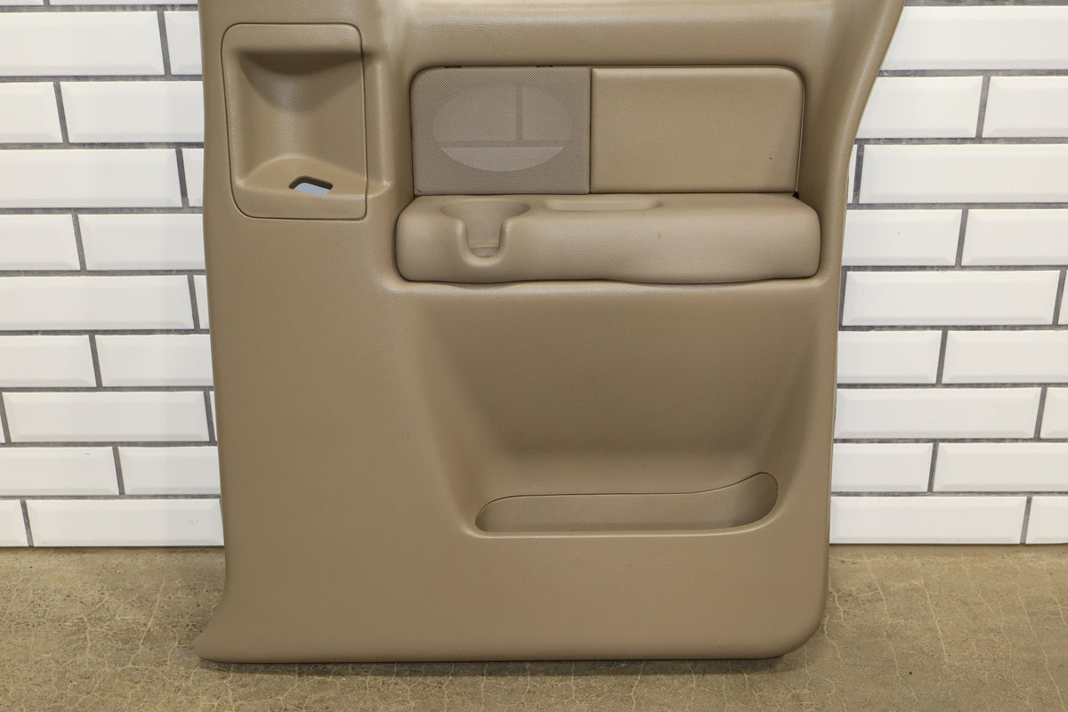 99-02 Chevrolet Silverado Ext Cab Door Panel Set Tan 52D