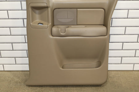 99-02 Chevrolet Silverado Ext Cab Door Panel Set Tan 52D