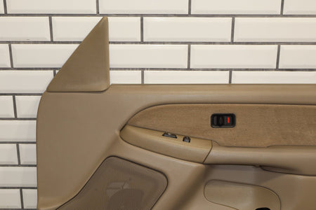 99-02 Chevrolet Silverado Ext Cab Door Panel Set Tan 52D