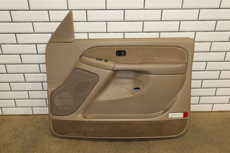 99-02 Chevrolet Silverado Ext Cab Door Panel Set Tan 52D