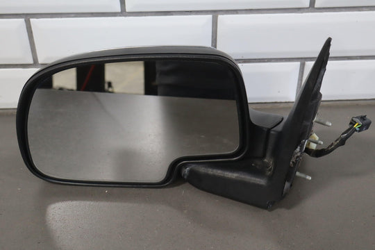 99 - 02 Chevy GMC Silverado Sierra 2500HD Left LH Driver Power Chrome Door Mirror