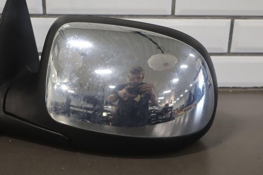 99 - 02 Chevy GMC Silverado Sierra 2500HD Left LH Driver Power Chrome Door Mirror