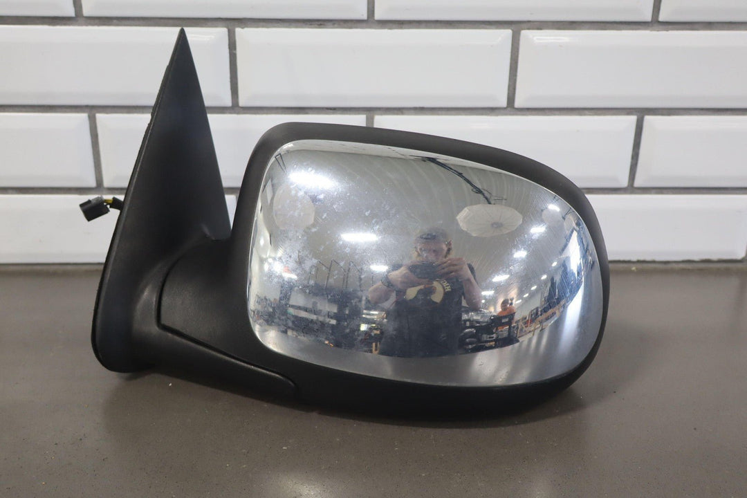 99 - 02 Chevy GMC Silverado Sierra 2500HD Left LH Driver Power Chrome Door Mirror