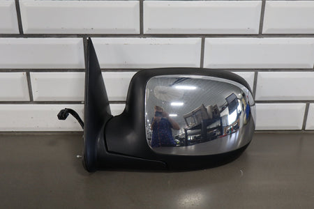 99-02 Chevy Silverado GMC Sierra Left LH Power Chrome Door Mirror GMT800