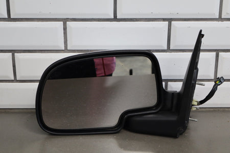 99-02 Chevy Silverado GMC Sierra Left LH Power Chrome Door Mirror GMT800
