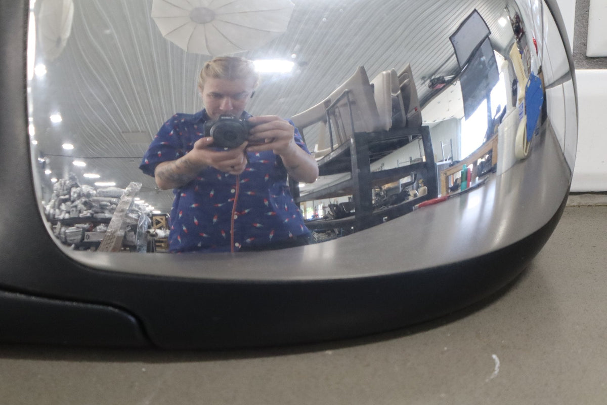 99-02 Chevy Silverado GMC Sierra Left LH Power Chrome Door Mirror GMT800