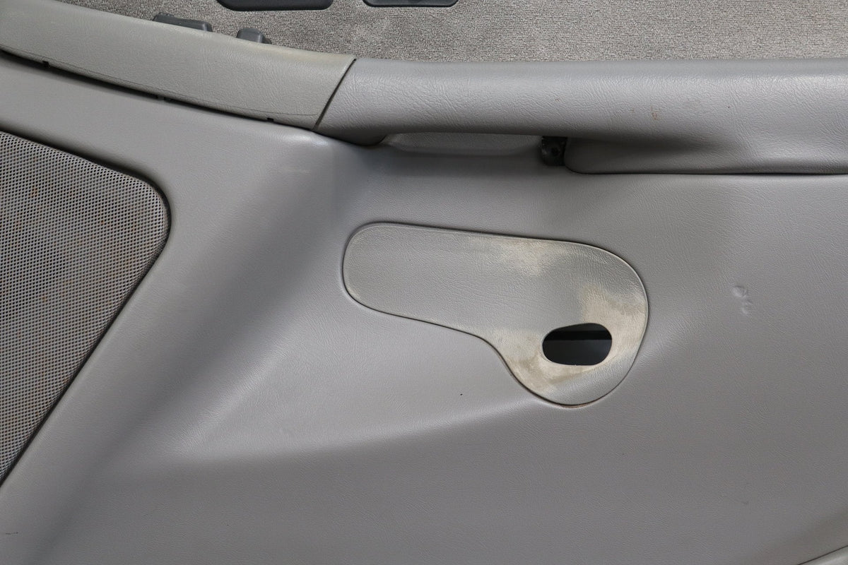 99-02 Chevy Silverado Right Front Door Panel Medium Gray 922