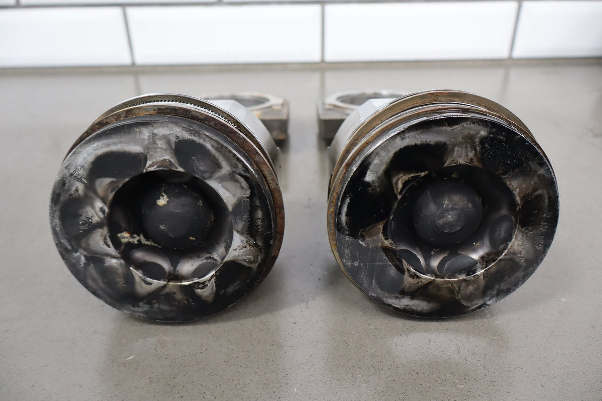 99-03 Ford F250 F350 7.3 Powerstroke Pistons Connecting Rods Set of 8 OEM