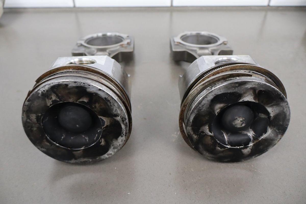 99-03 Ford F250 F350 7.3 Powerstroke Pistons Connecting Rods Set of 8 OEM