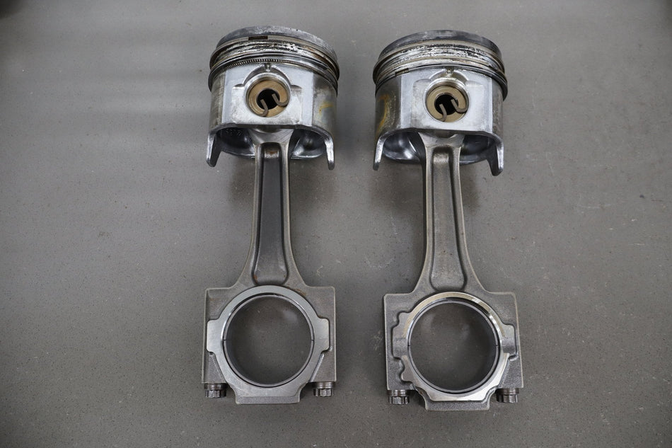 99-03 Ford F250 F350 7.3 Powerstroke Pistons Connecting Rods Set of 8 OEM