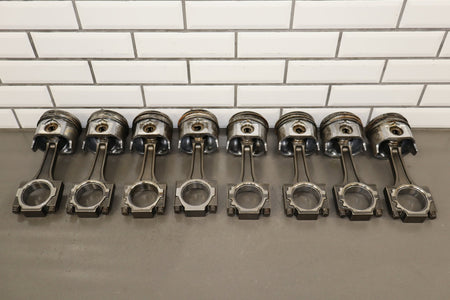 99-03 Ford F250 F350 7.3 Powerstroke Pistons Connecting Rods Set of 8 OEM