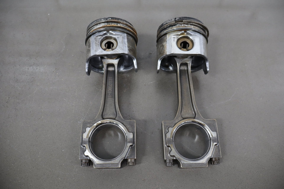 99-03 Ford F250 F350 7.3 Powerstroke Pistons Connecting Rods Set of 8 OEM