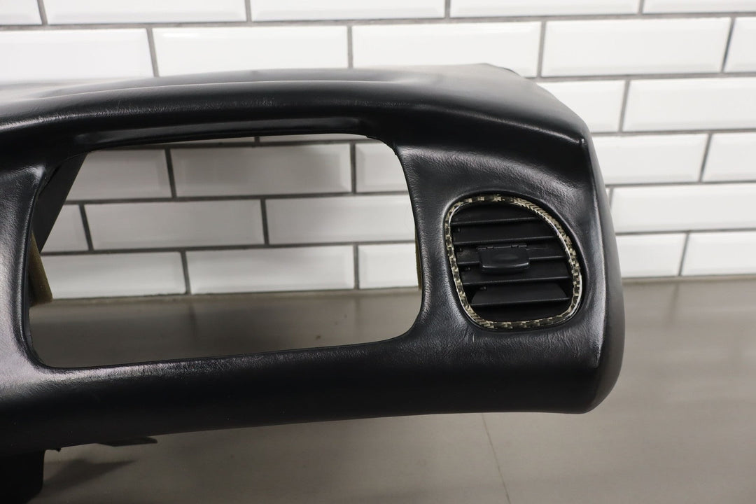 99 - 04 Chevy C5 Corvette Upper HUD Dash Panel (Black) Bare (HUD Not Included)