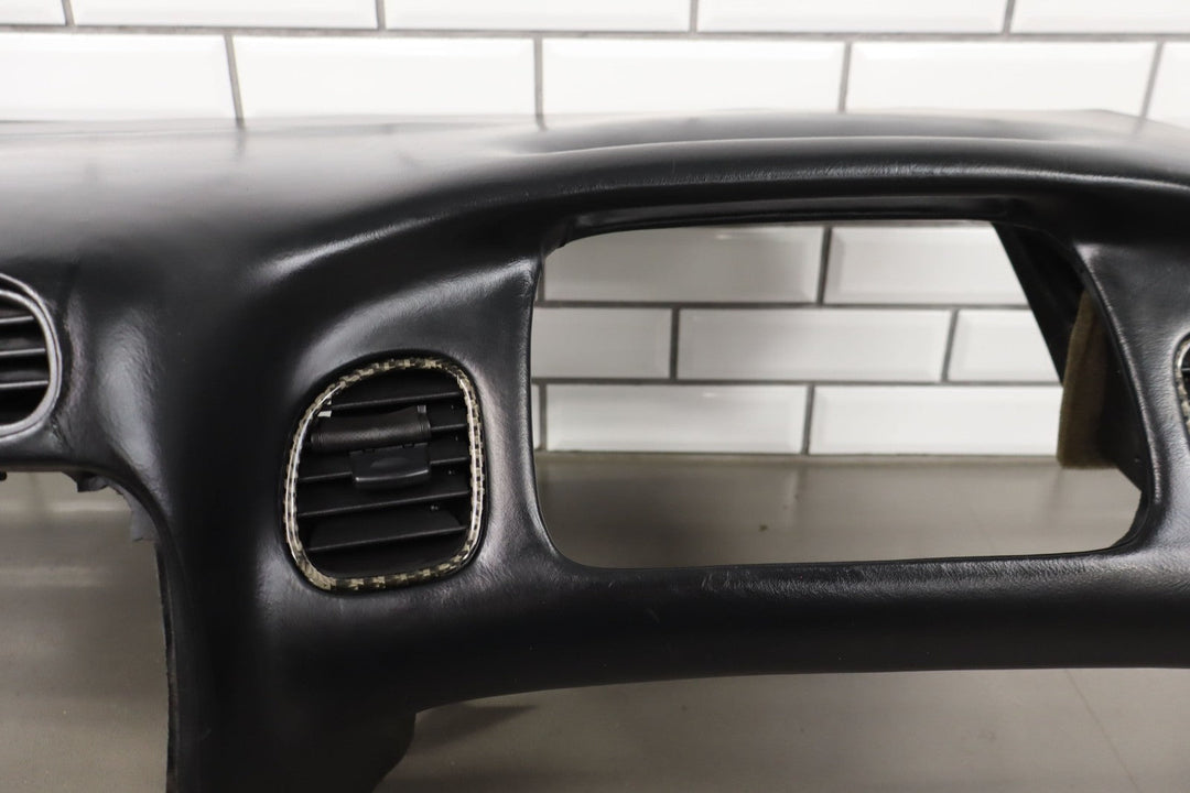 99 - 04 Chevy C5 Corvette Upper HUD Dash Panel (Black) Bare (HUD Not Included)