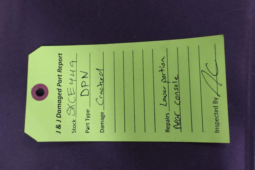 99 - 04 Chevy C5 Corvette Upper HUD Dash Panel (Black) Bare (HUD Not Included)