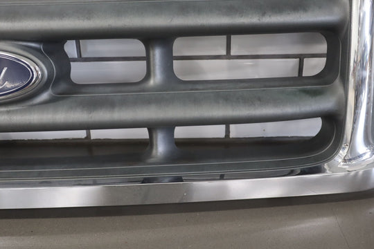 99 - 04 Ford F - 250 OEM Chrome Front Bumper Weathered See Photos