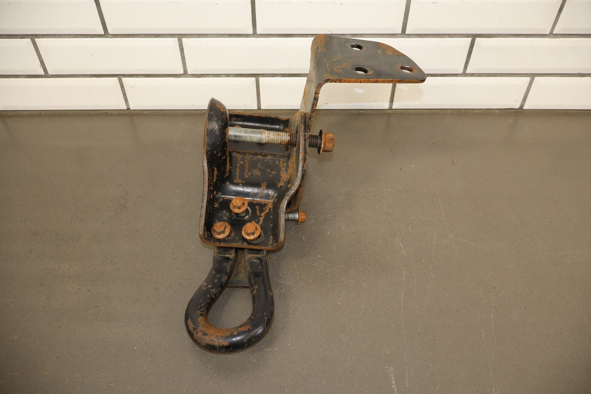 99-04 Ford F250 F350 Front Leaf Spring Hangers Brackets Impact Bar OEM