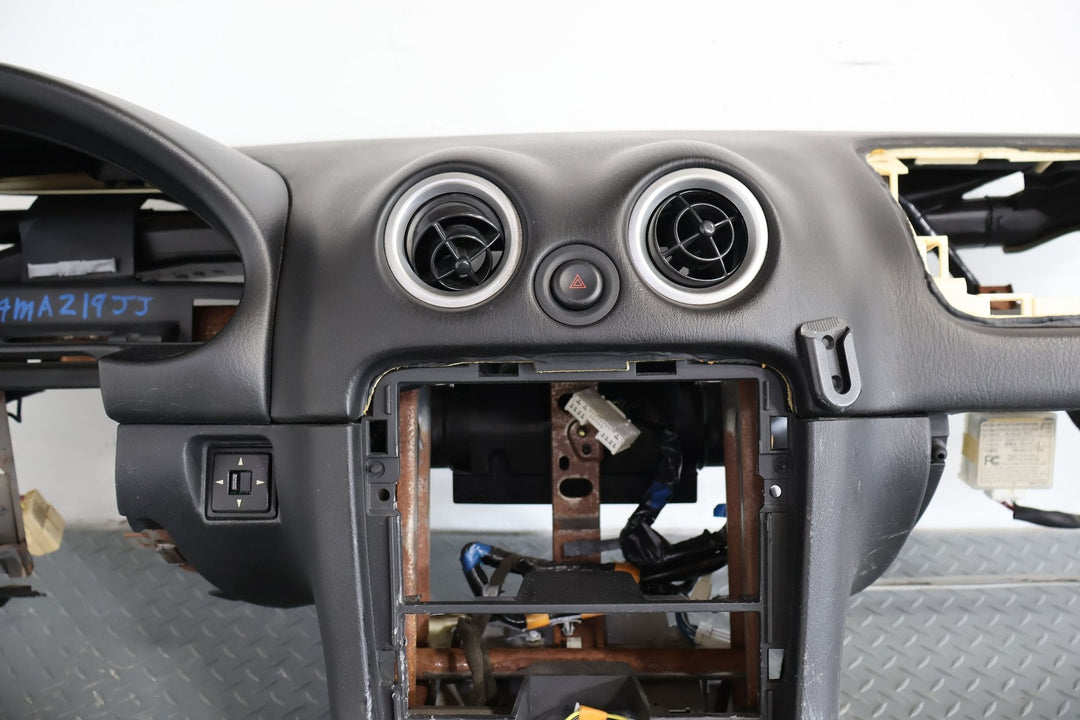 99 - 05 Mazda Miata NB Bare Interior Dash Dashboard Panel W/Cluster Hood (Black)