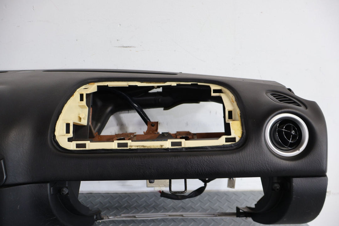 99 - 05 Mazda Miata NB Bare Interior Dash Dashboard Panel W/Cluster Hood (Black)