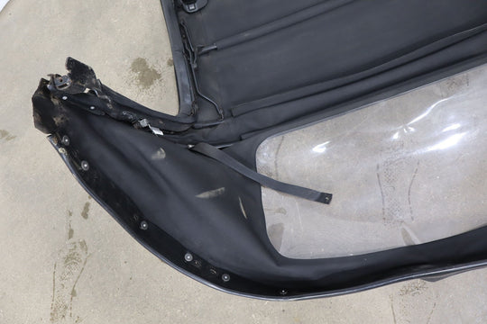 99 - 05 Mazda Miata NB Black Soft Top Convertible Roof W/Frame & Plastic Window