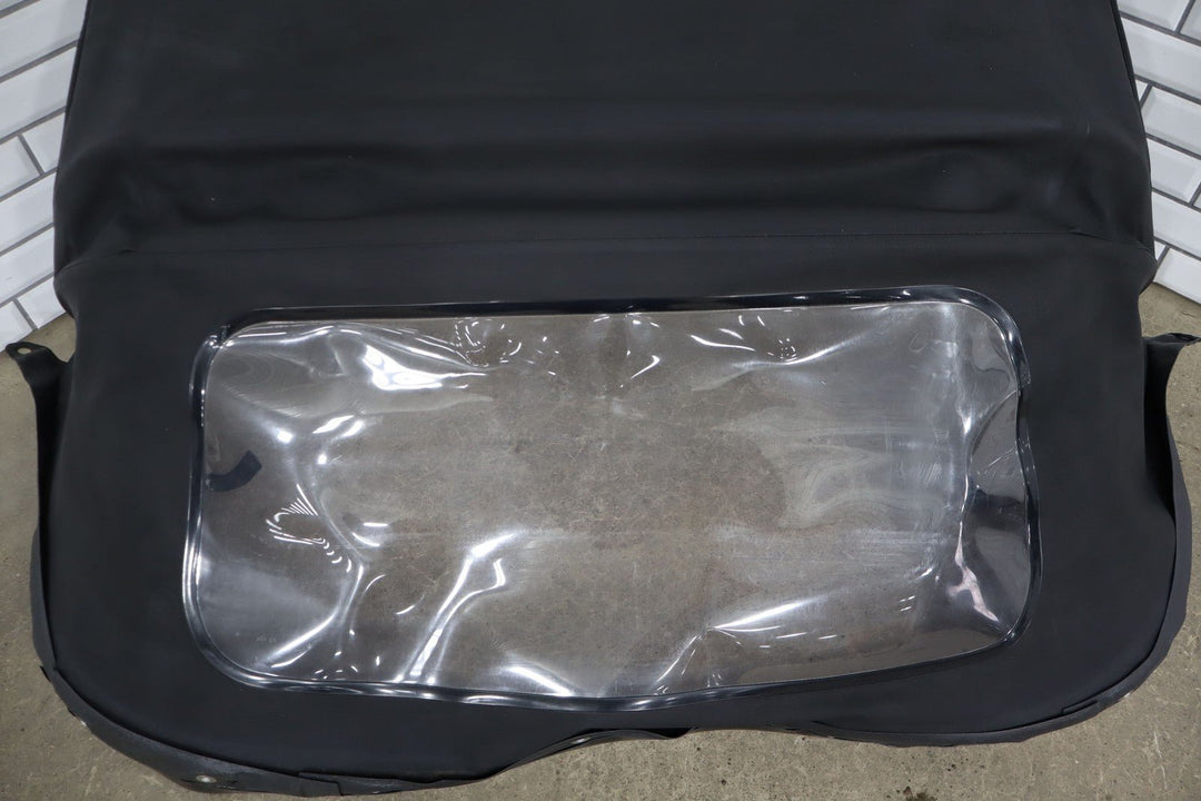 99 - 05 Mazda Miata NB Black Soft Top Convertible Roof W/Frame & Plastic Window