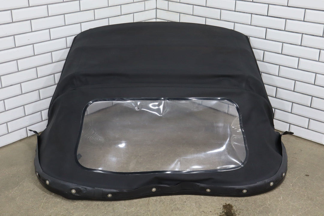 99 - 05 Mazda Miata NB Black Soft Top Convertible Roof W/Frame & Plastic Window