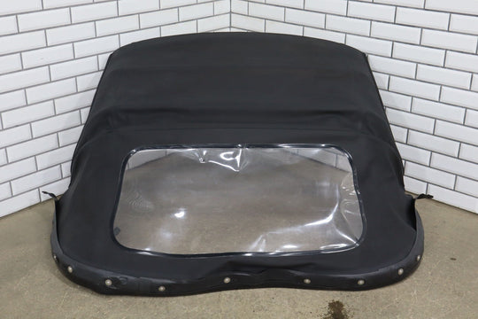 99 - 05 Mazda Miata NB Black Soft Top Convertible Roof W/Frame & Plastic Window