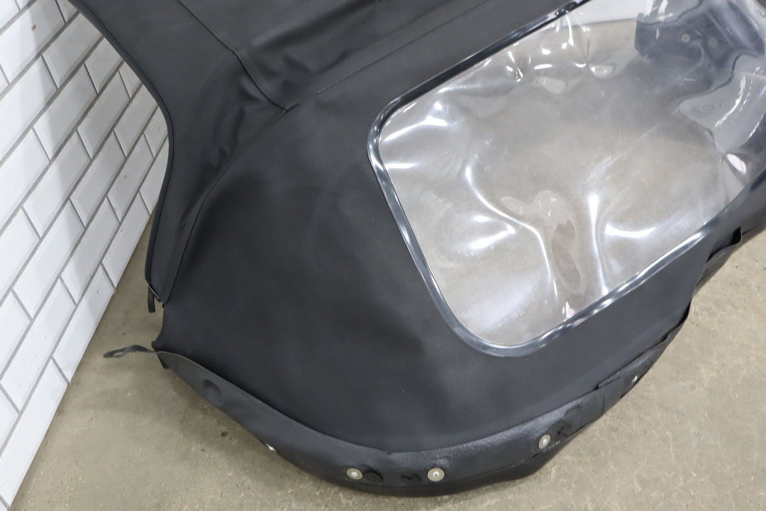 99 - 05 Mazda Miata NB Black Soft Top Convertible Roof W/Frame & Plastic Window