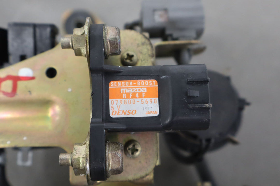 99 - 05 Mazda Miata NB Engine Bay Charcoal Evaporator Canister W/Lines & Solenoids