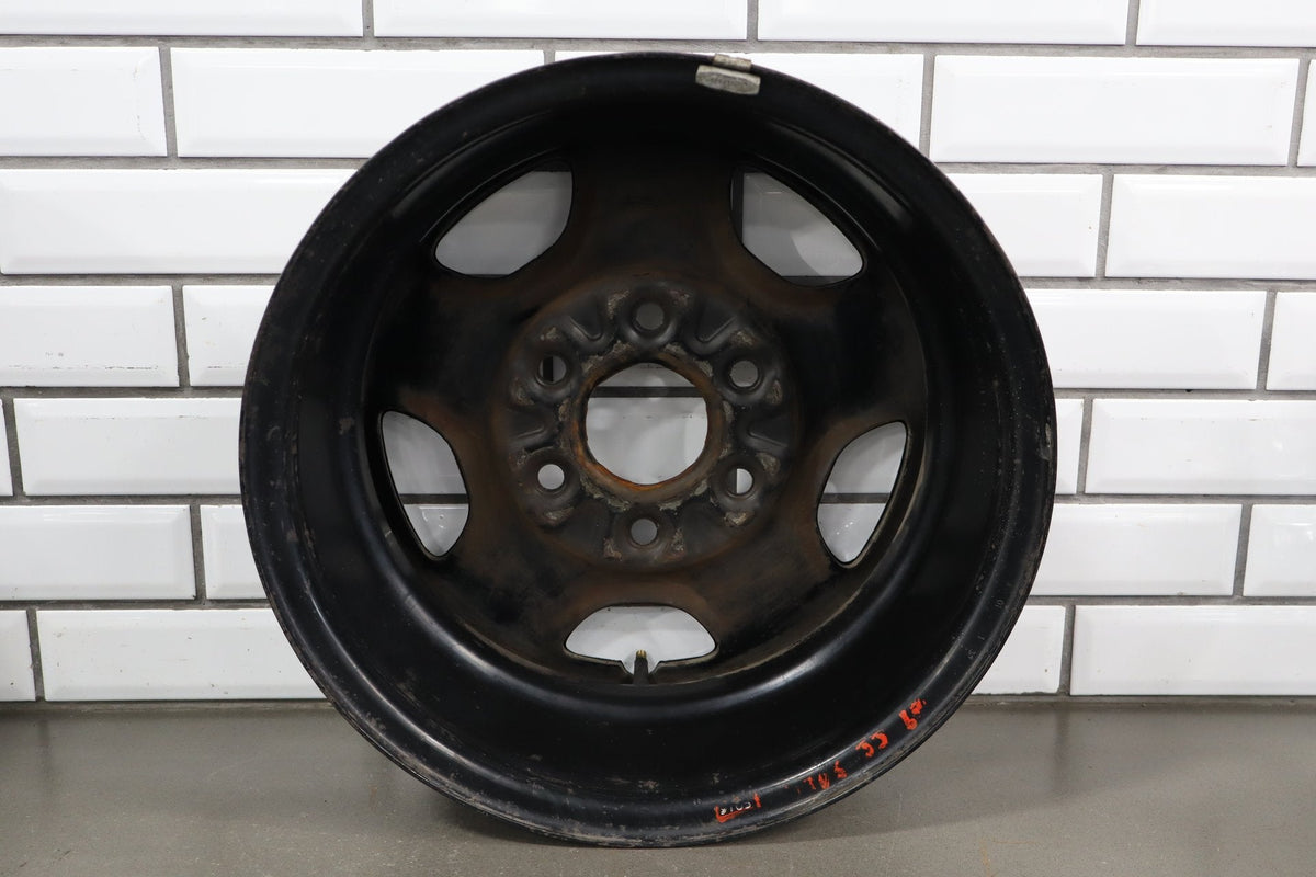 99-06 Chevrolet Silverado 16x6.5 Chrome Clad Steel Wheel Set
