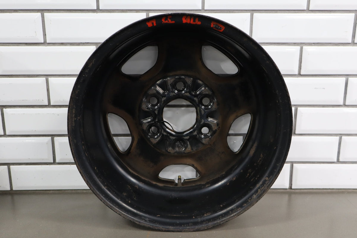99-06 Chevrolet Silverado 16x6.5 Chrome Clad Steel Wheel Set