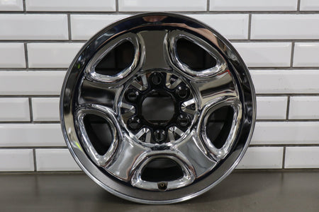 99-06 Chevrolet Silverado 16x6.5 Chrome Clad Steel Wheel Set