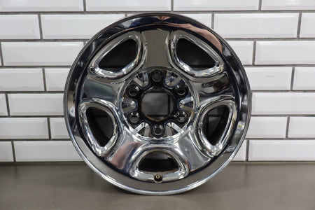 99-06 Chevrolet Silverado 16x6.5 Chrome Clad Steel Wheel Set