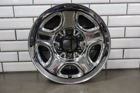 99-06 Chevrolet Silverado 16x6.5 Chrome Clad Steel Wheel Set