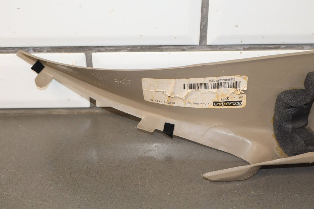 99 - 07 Chevy GMC Silverado Sierra SUV GMT800 A Pillar Trims Light Neutral