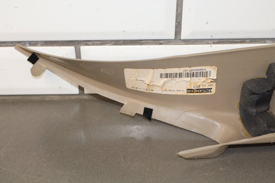 99 - 07 Chevy GMC Silverado Sierra SUV GMT800 A Pillar Trims Light Neutral