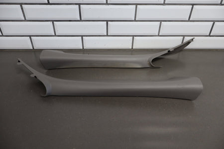 99-07 Chevy GMC Silverado Sierra SUV GMT800 A Pillar Trims Medium Gray